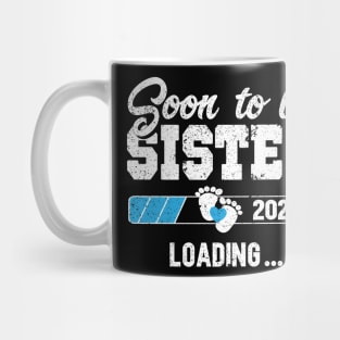 Soon to be sister 2024, announcement outfit pregnancy idea Mug